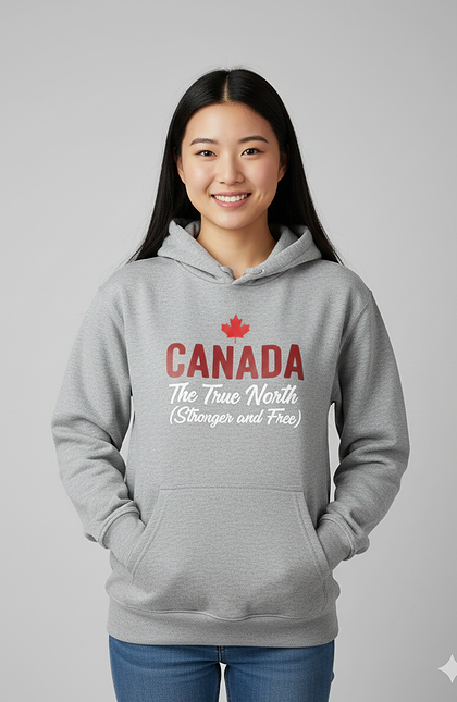 Canada Stronger Logo Hoodie
