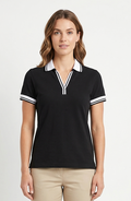 Women Cotton Pique Polo