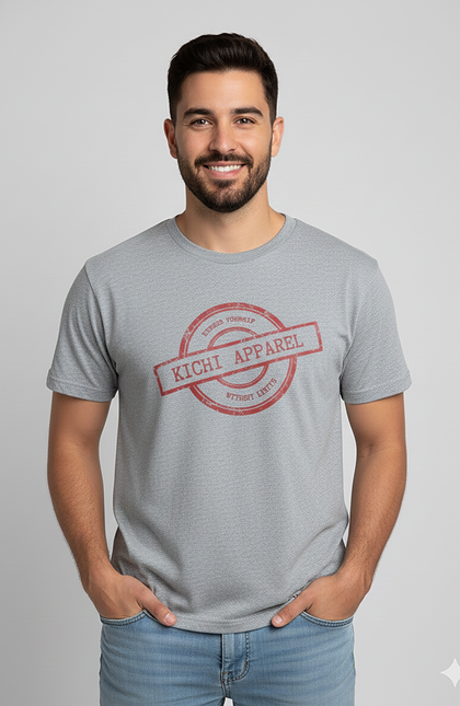 Kichi Round Red Logo T-Shirt