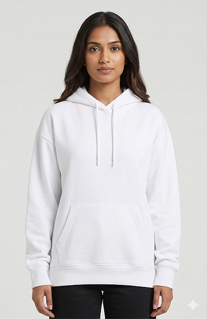 Cotton French Terry Hoodie Oversize