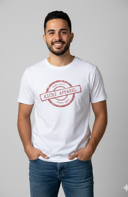 Kichi Round Red Logo T-Shirt