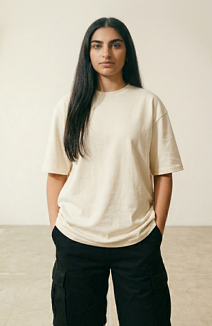 Women Cotton Oversized T-Shirt