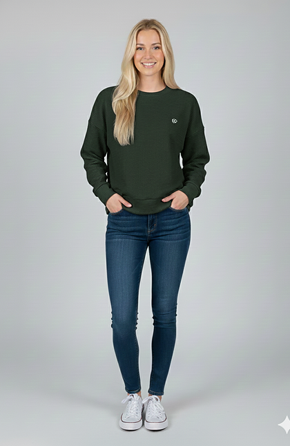 Cotton Waffle Style Long Sleeves