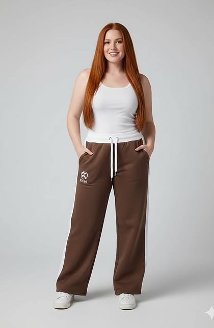 Wide Leg Cotton Joggers
