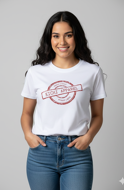 Kichi Round Red Logo T-Shirt