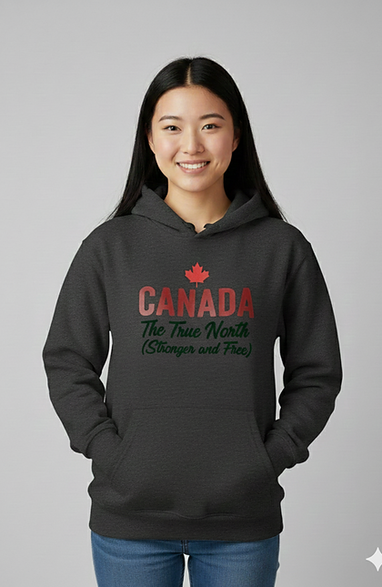 Canada Stronger Logo Hoodie