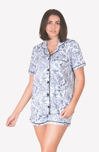 Short Pima Cotton Pajama Amore Set