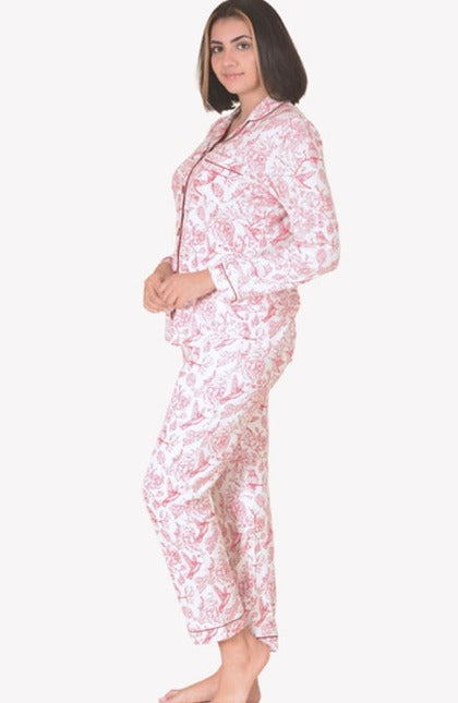 Long Pima Cotton Pajama Eleganza Set