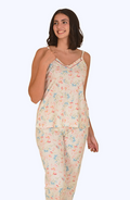 Long Pajama Lady Jasmine Cotton Set