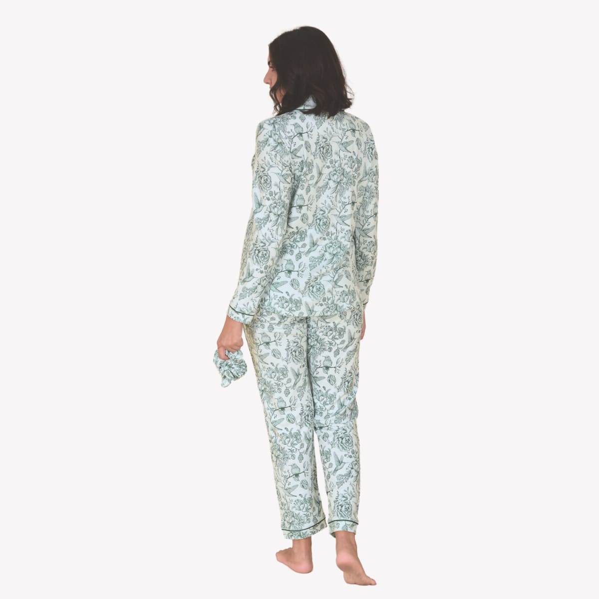 Long Pima Cotton Pajama Eleganza Set