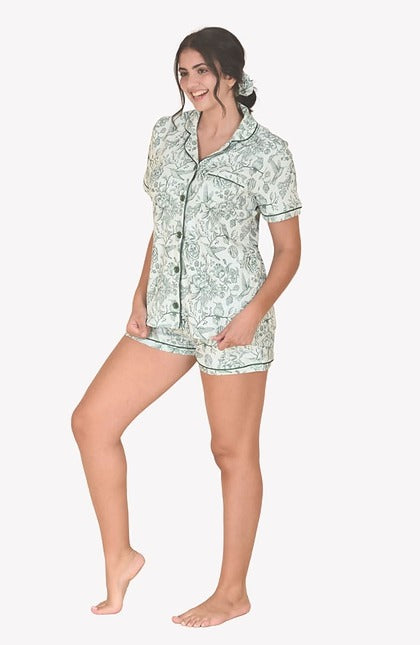 Short Pima Cotton Pajama Amore Set